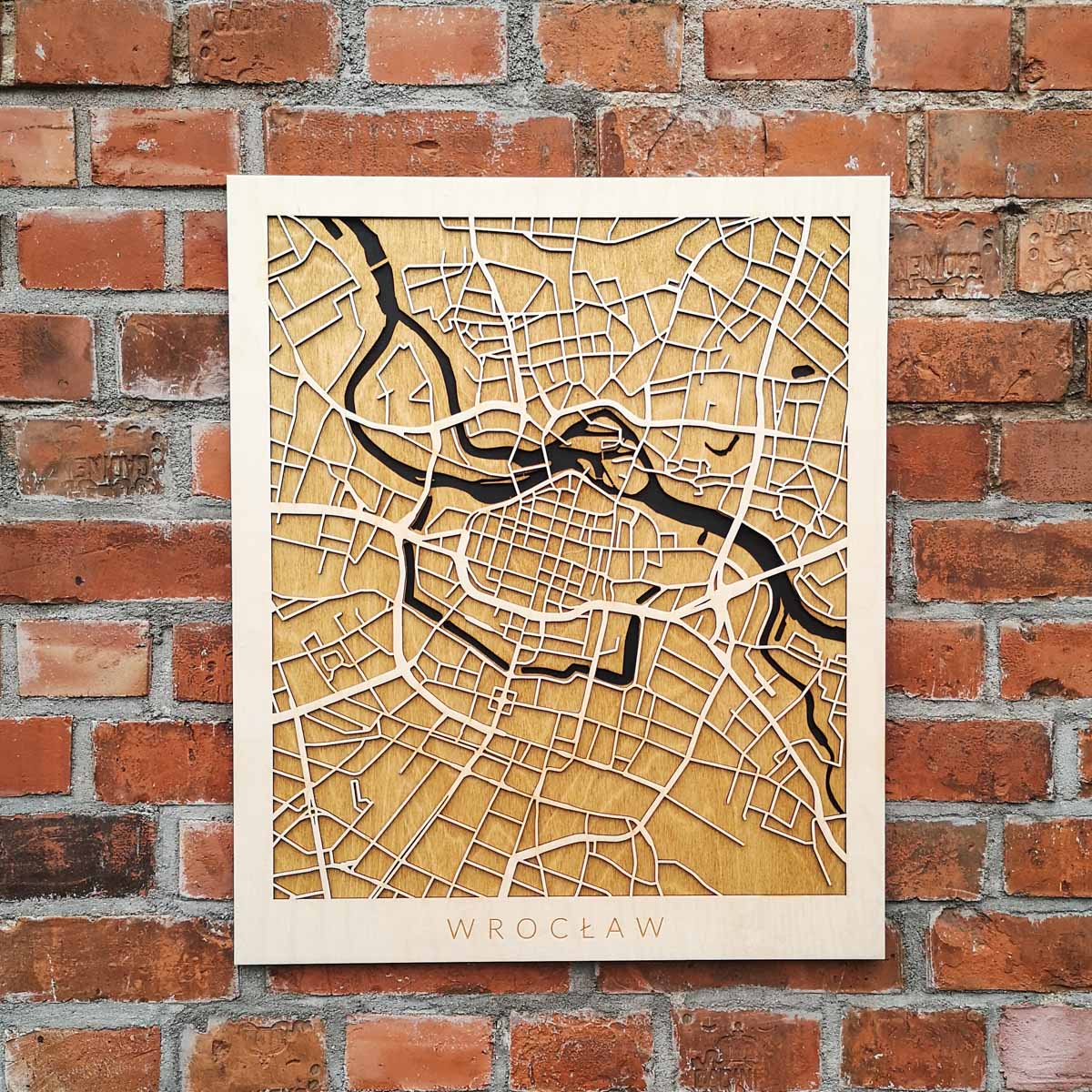 Wrocław - Drewniany Plakat