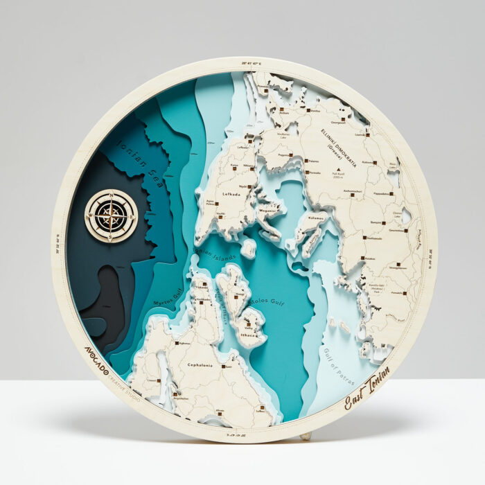 East Ionian - Drewniana Mapa