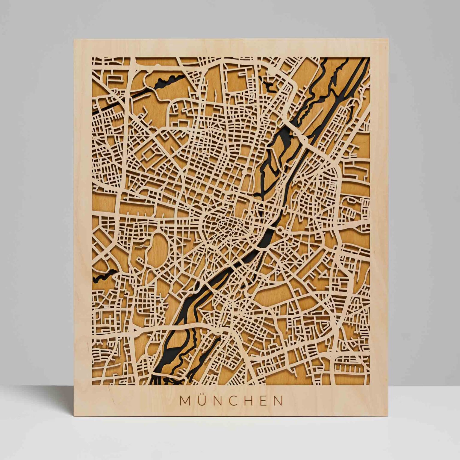 Monachium - Drewniany Plakat